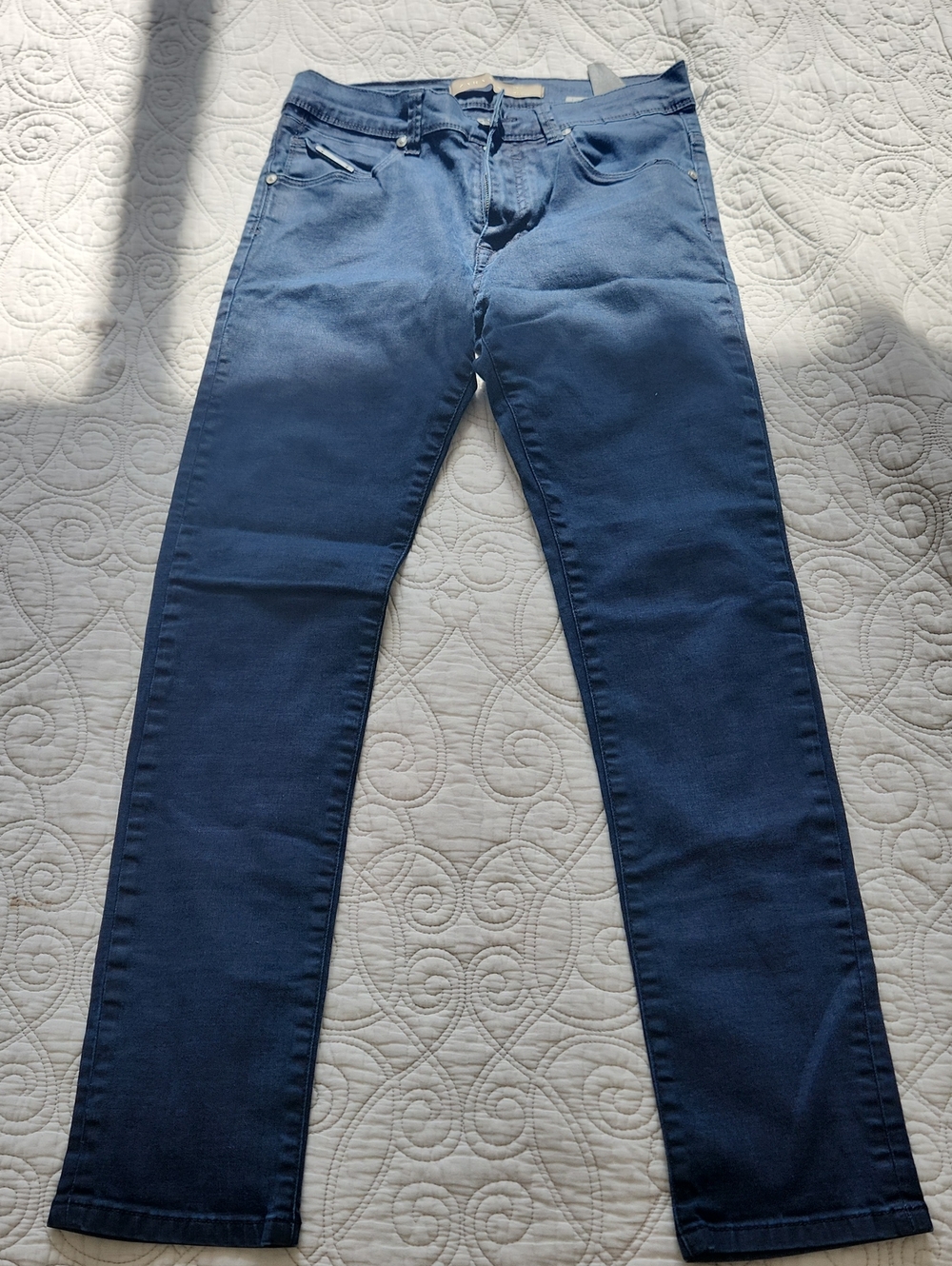 Zara Man Waxed Slim Fit Jeans